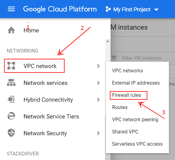 VPC network Google Cloud Platform