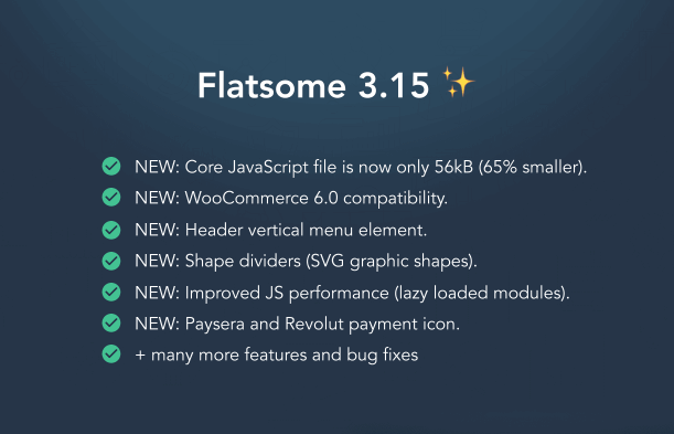 flatsome 315 update