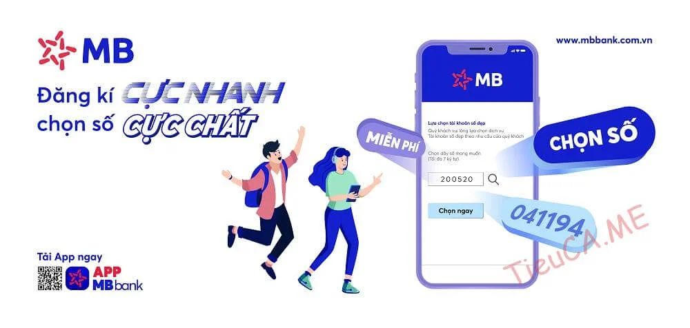 Hướng dẫn đăng ký tài khoản số đẹp MBBank miễn phí
