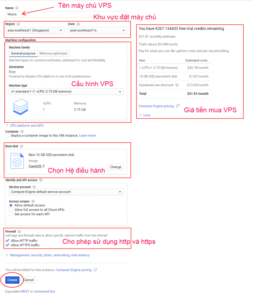 Create Compute Engine Google Cloud Platform 2