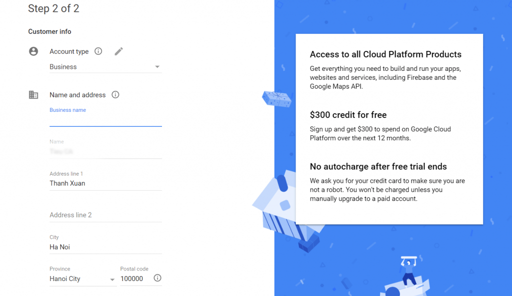 Google Cloud Step 2
