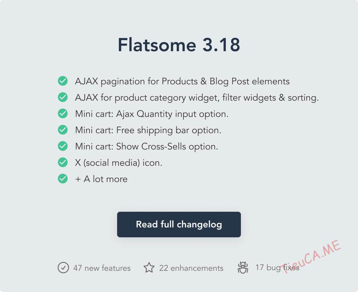 changelog flatsome 318