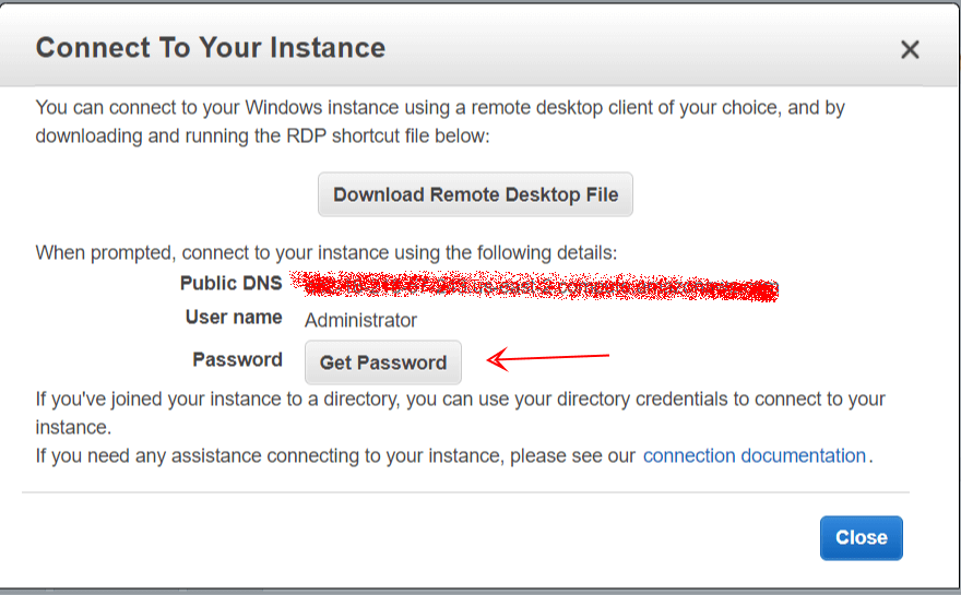 Instances EC2 Management Console 1
