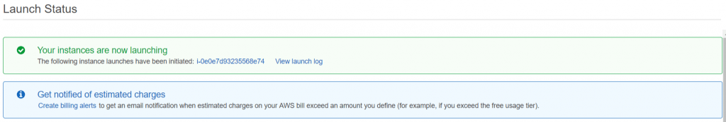 Launch instance wizard EC2 Management Console 4