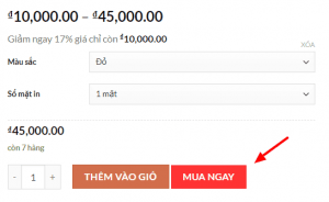 Hướng dẫn thêm button Mua Ngay vào Woocommerce không cần Plugin 25 mua ngay woocommerce