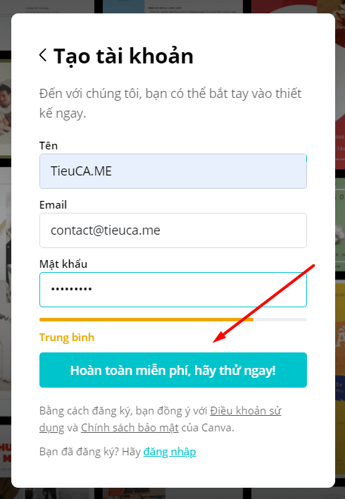 Hướng dẫn tạo Tài khoản Canva Pro miễn phí