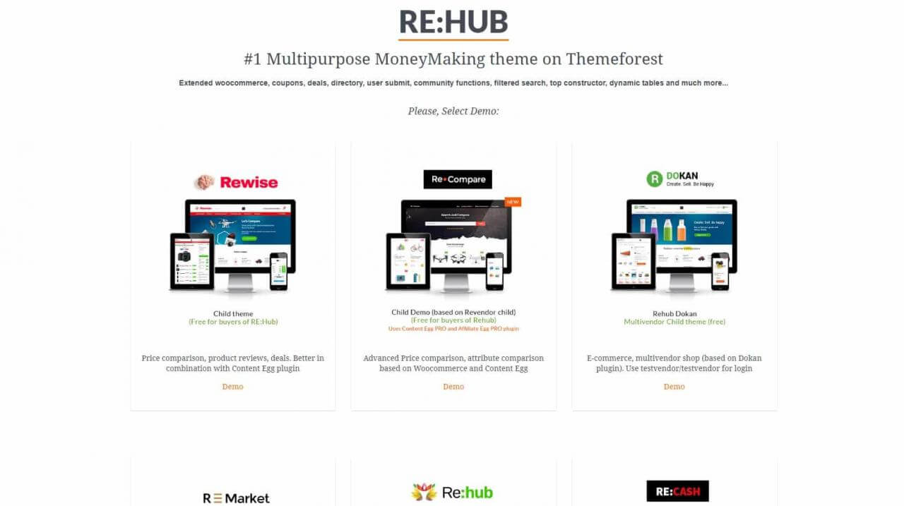 Share Theme REHub bản quyền Full Package update mới nhất 2025