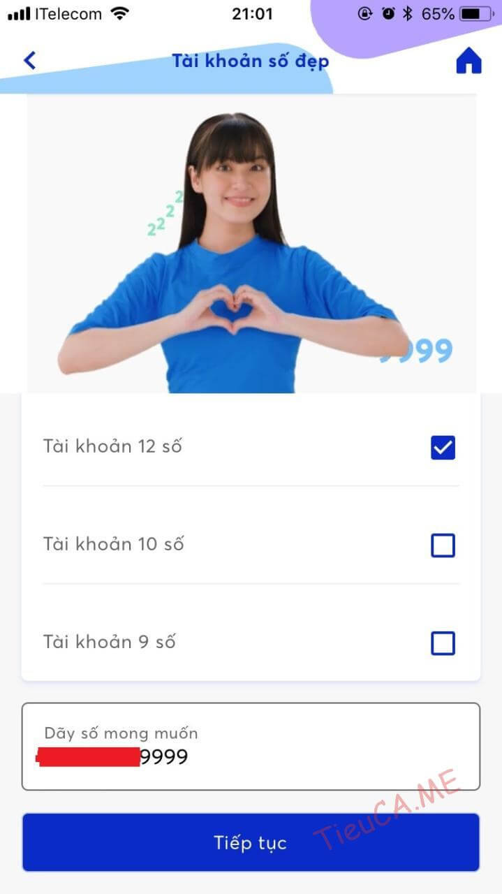 Hướng dẫn đăng ký tài khoản số đẹp MBBank miễn phí