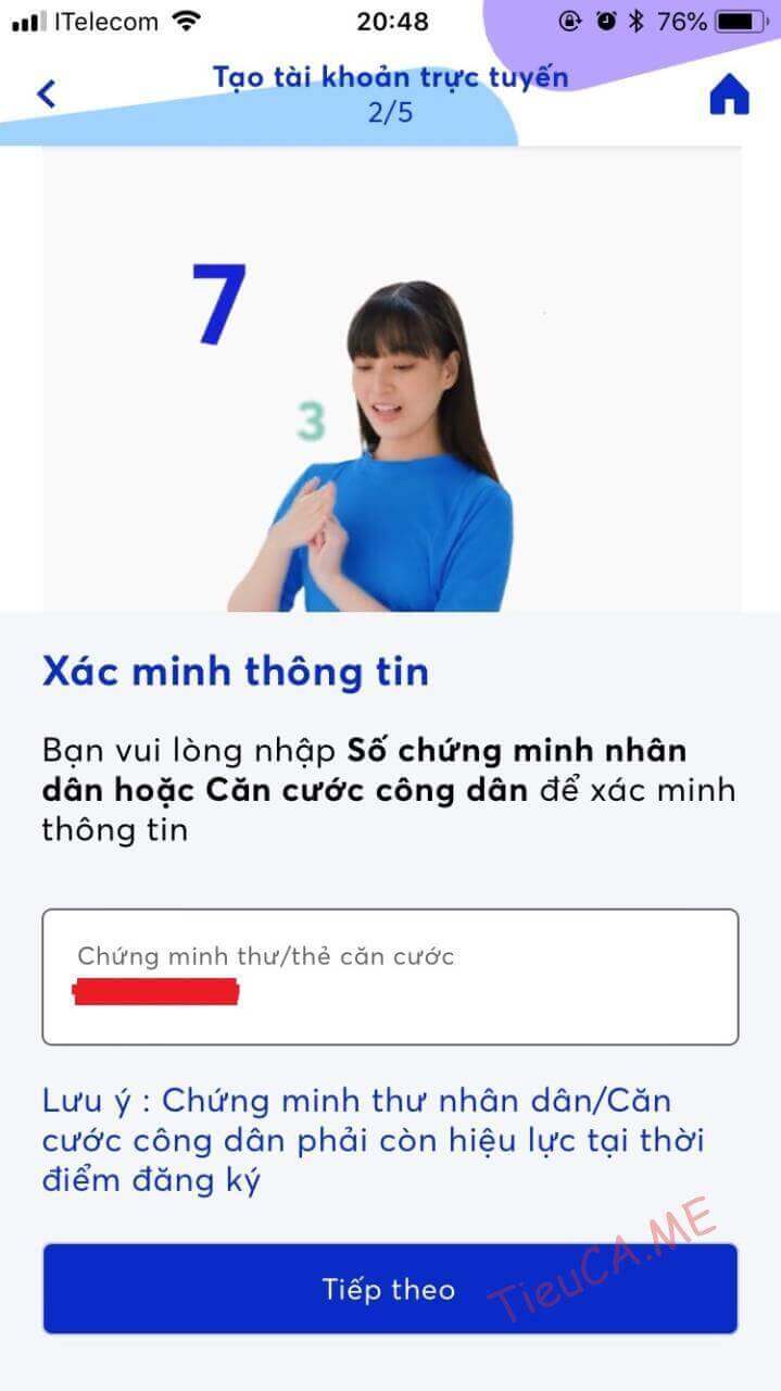 Hướng dẫn đăng ký tài khoản số đẹp MBBank miễn phí